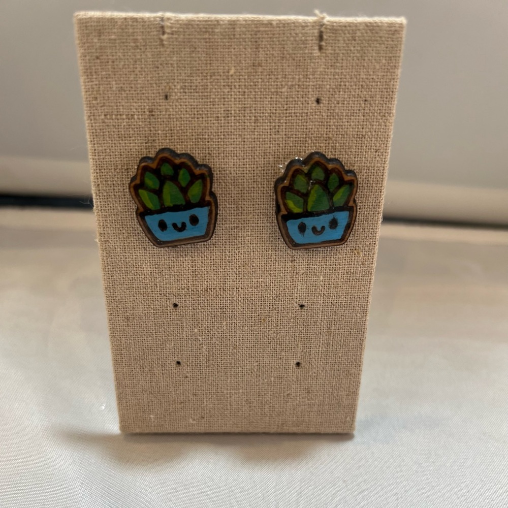 Succulent Earrings